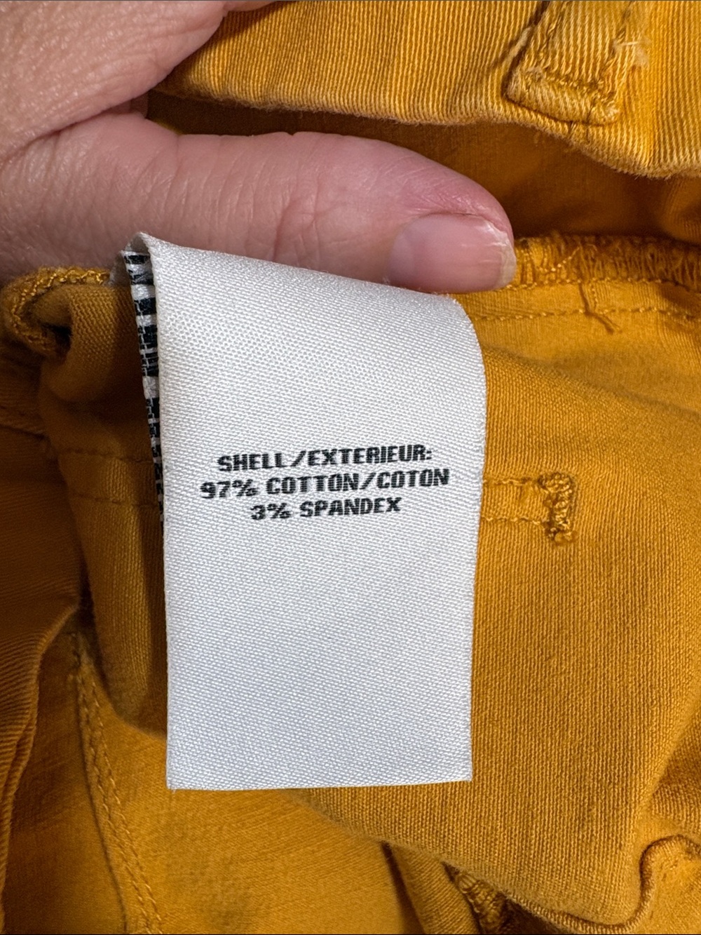 bagatelle Mustard YellowHigh-Waist Shorts Size 8 - Picture 5 of 10